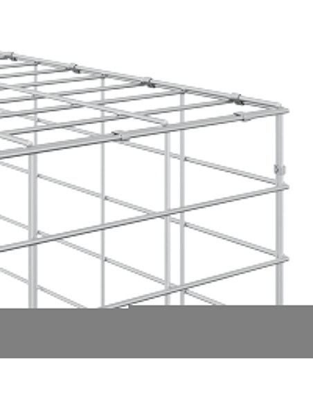Gabione con Filo da 3,5 mm e Rete da 5x10 cm 700x50x50 cm