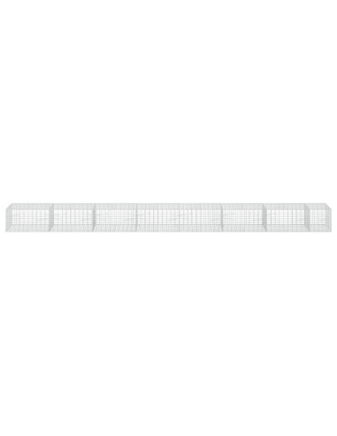 Gabione con Filo da 3,5 mm e Rete da 5x10 cm 750x100x50 cm