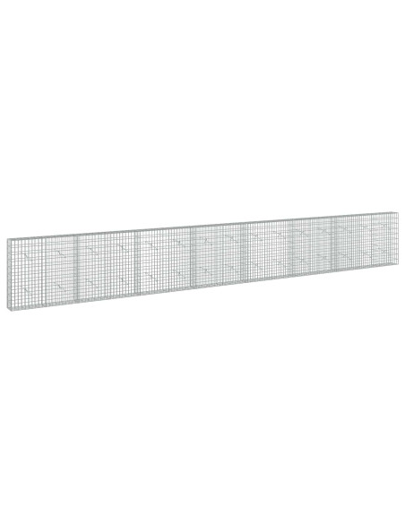 Gabione con Filo da 3,5 mm e Rete da 5x10 cm 750x20x100 cm