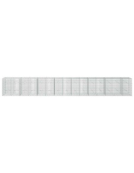 Gabione con Filo da 3,5 mm e Rete da 5x10 cm 750x20x100 cm