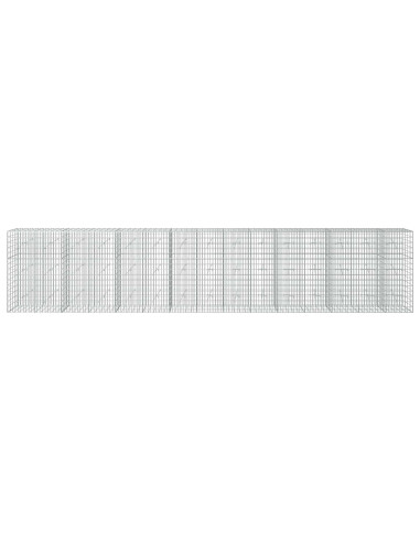 Gabione con Filo da 3,5 mm e Rete da 5x10 cm 750x20x150 cm