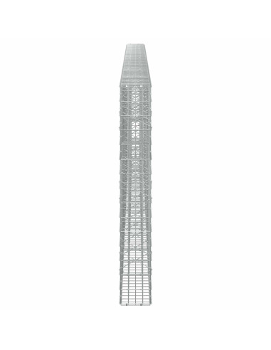 Gabione con Filo da 3,5 mm e Rete da 5x10 cm 750x20x150 cm