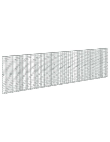 Gabione con Filo da 3,5 mm e Rete da 5x10 cm 750x20x200 cm