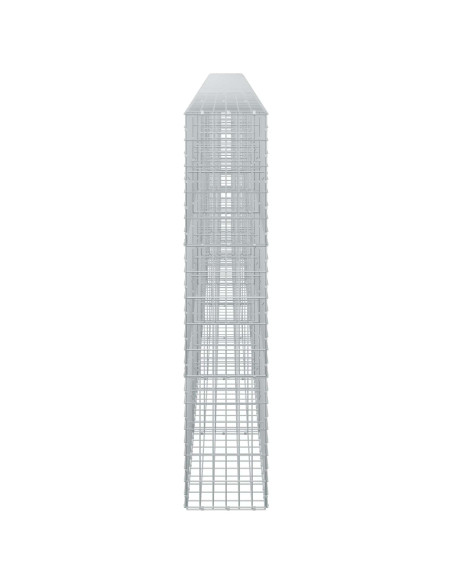 Gabione con Filo da 3,5 mm e Rete da 5x10 cm 750x30x150 cm