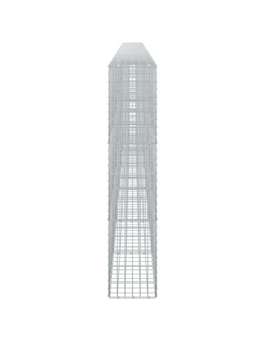 Gabione con Filo da 3,5 mm e Rete da 5x10 cm 750x30x150 cm