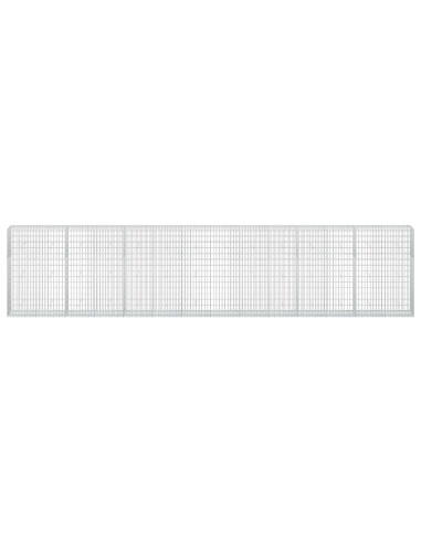 Gabione con Filo da 3,5 mm e Rete da 5x10 cm 750x50x150 cm