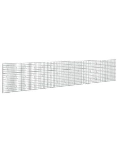 Gabione con Filo da 3,5 mm e Rete da 5x10 cm 800x10x150 cm