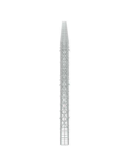 Gabione con Filo da 3,5 mm e Rete da 5x10 cm 800x10x150 cm