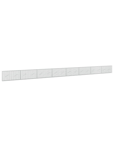 Gabione con Filo da 3,5 mm e Rete da 5x10 cm 800x10x50 cm