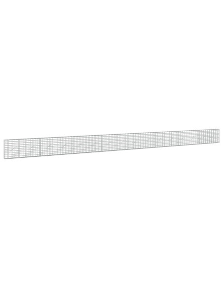 Gabione con Filo da 3,5 mm e Rete da 5x10 cm 800x10x50 cm