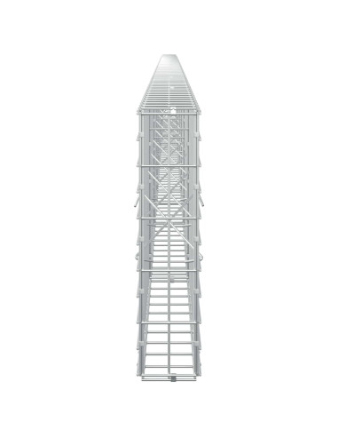 Gabione con Filo da 3,5 mm e Rete da 5x10 cm 800x10x50 cm