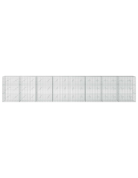 Gabione con Filo da 3,5 mm e Rete da 5x10 cm 800x20x150 cm