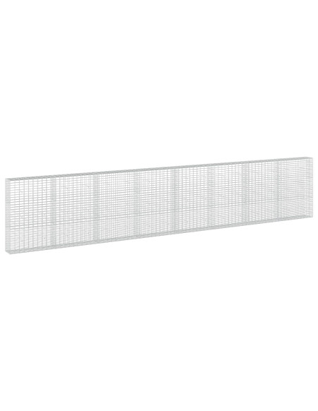 Gabione con Filo da 3,5 mm e Rete da 5x10 cm 800x30x150 cm