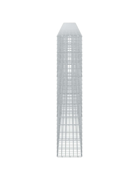 Gabione con Filo da 3,5 mm e Rete da 5x10 cm 800x30x150 cm