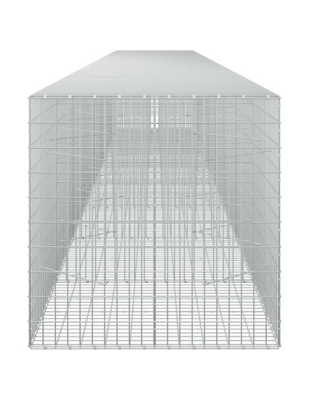 Gabione con Filo da 3,5 mm e Rete da 5x10 cm 850x100x100 cm