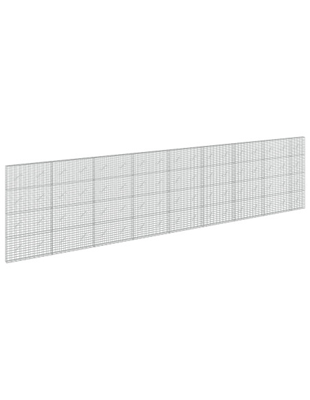 Gabione con Filo da 3,5 mm e Rete da 5x10 cm 850x10x200 cm