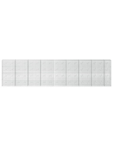 Gabione con Filo da 3,5 mm e Rete da 5x10 cm 850x10x200 cm