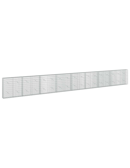 Gabione con Filo da 3,5 mm e Rete da 5x10 cm 850x20x100 cm