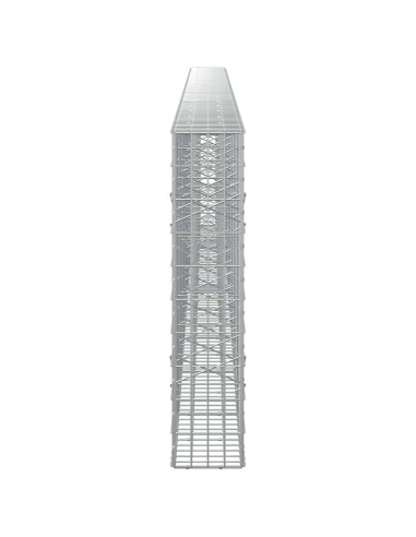 Gabione con Filo da 3,5 mm e Rete da 5x10 cm 850x20x100 cm