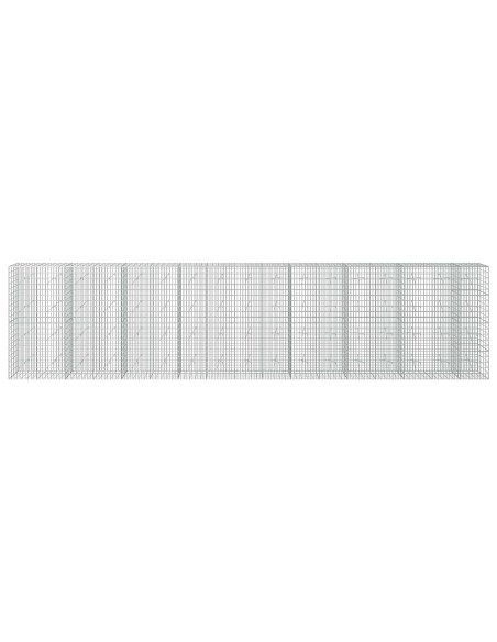 Gabione con Filo da 3,5 mm e Rete da 5x10 cm 850x20x200 cm