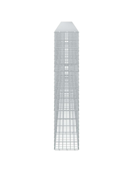 Gabione con Filo da 3,5 mm e Rete da 5x10 cm 850x30x150 cm