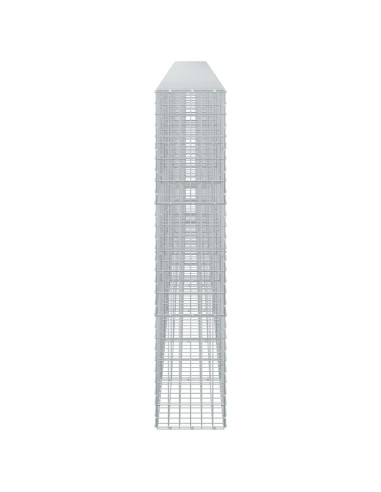 Gabione con Filo da 3,5 mm e Rete da 5x10 cm 850x30x150 cm