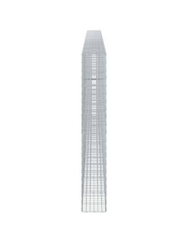 Gabione con Filo da 3,5 mm e Rete da 5x10 cm 850x30x200 cm