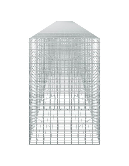 Gabione con Filo da 3,5 mm e Rete da 5x10 cm 900x100x150 cm