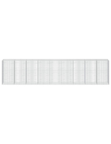 Gabione con Filo da 3,5 mm e Rete da 5x10 cm 900x100x200 cm