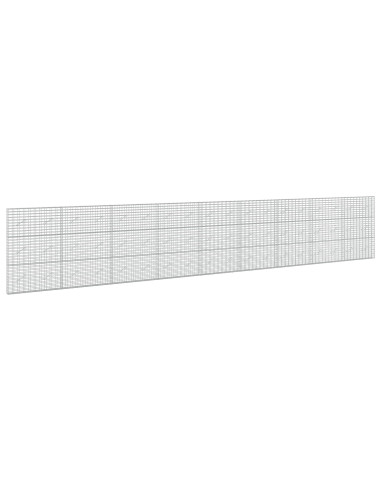 Gabione con Filo da 3,5 mm e Rete da 5x10 cm 900x10x150 cm