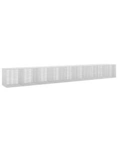 Gabione con filo da 3,5 mm e rete da 5x2,5 cm 850x100x100 cm 2
