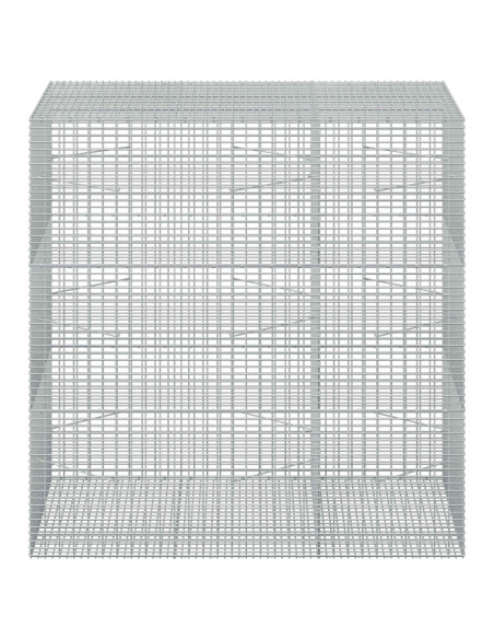 Gabione con filo da 3,5 mm e rete da 5x2,5 cm 150x100x150 cm