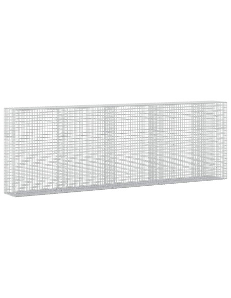 Gabione con filo da 5 mm e rete da 5x5 cm 450x50x150 cm