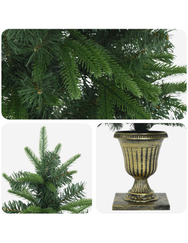 Albero di Natale Mini 120 cm PVC e PE Verde