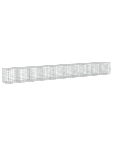 Gabione con Filo da 3,5 mm e Rete da 5x10 cm 950x100x100 cm