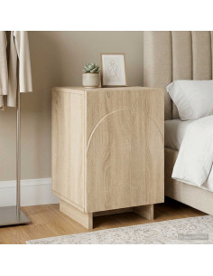 Comodino Rovere Sonoma 33,5 x 34,5 x 50 cm Legno ingegnerizzato