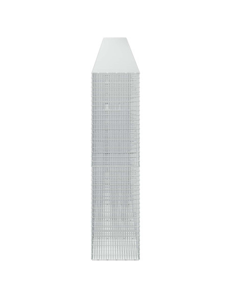 Gabione con filo da 3,5 mm e rete da 5x2,5 cm 1200x50x200 cm
