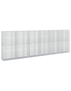 Gabione con filo da 3,5 mm e rete da 5x2,5 cm 600x50x200 cm 2