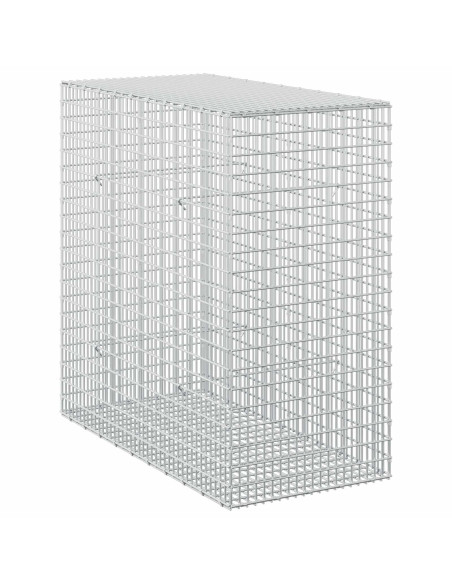 Gabione con filo da 3,5 mm e rete da 5x2,5 cm 50x100x100 cm