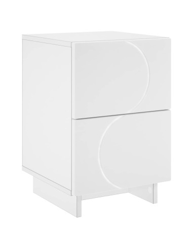 Armadio da Notte Bianco 33,5 x 34,5 x 50 cm