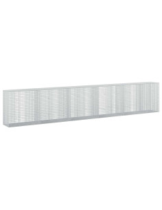 Gabione con filo da 3,5 mm e rete da 5x2,5 cm 550x50x100 cm 2