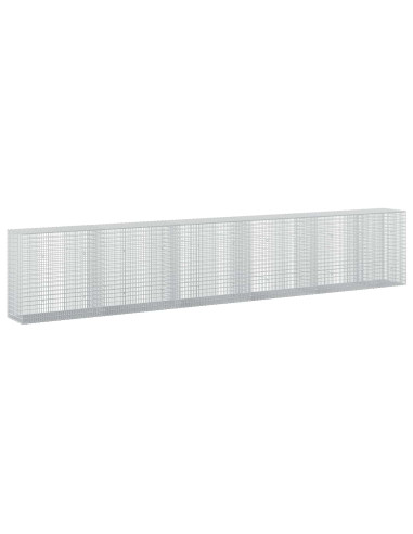 Gabione con filo da 3,5 mm e rete da 5x2,5 cm 550x50x100 cm