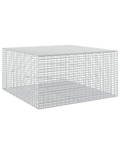Gabione con filo da 3,5 mm e rete da 5x2,5 cm 100x100x50 cm 2