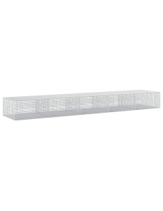 Gabione con filo da 3,5 mm e rete da 5x2,5 cm 500x100x50 cm 2