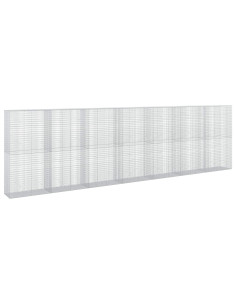 Gabione con filo da 3,5 mm e rete da 5x2,5 cm 700x50x200 cm 2