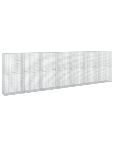 Gabione con filo da 3,5 mm e rete da 5x2,5 cm 700x50x200 cm