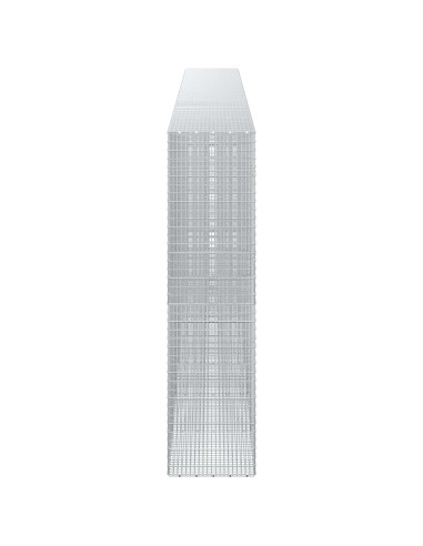 Gabione con filo da 3,5 mm e rete da 5x2,5 cm 700x50x200 cm