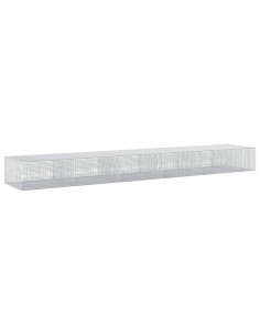 Gabione con filo da 3,5 mm e rete da 5x2,5 cm 550x100x50 cm 2