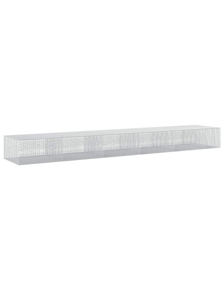 Gabione con filo da 3,5 mm e rete da 5x2,5 cm 550x100x50 cm