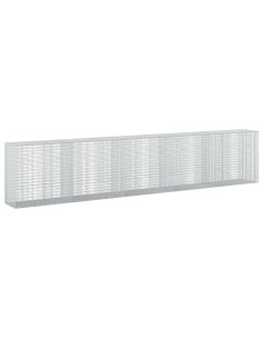 Gabione con filo da 3,5 mm e rete da 5x2,5 cm 500x50x100 cm 2